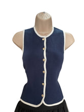 Elegant Navy Top